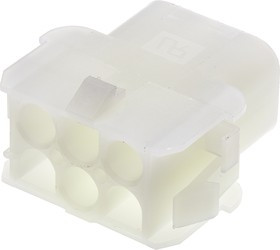 1-480705, Universal MATE-N-LOK Female Connector Housing, 6.35mm Pitch, 6 Way, 2 Row 1-480705, Universal MATE-N-LOK Female Connector Housing, 6.35mm Pitch, 6 Way, 2 Row