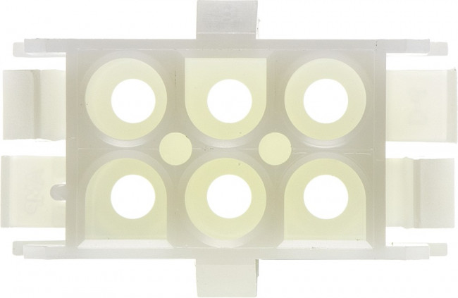 1-480705, Universal MATE-N-LOK Female Connector Housing, 6.35mm Pitch, 6 Way, 2 Row 1-480705, Universal MATE-N-LOK Female Connector Housing, 6.35mm Pitch, 6 Way, 2 Row