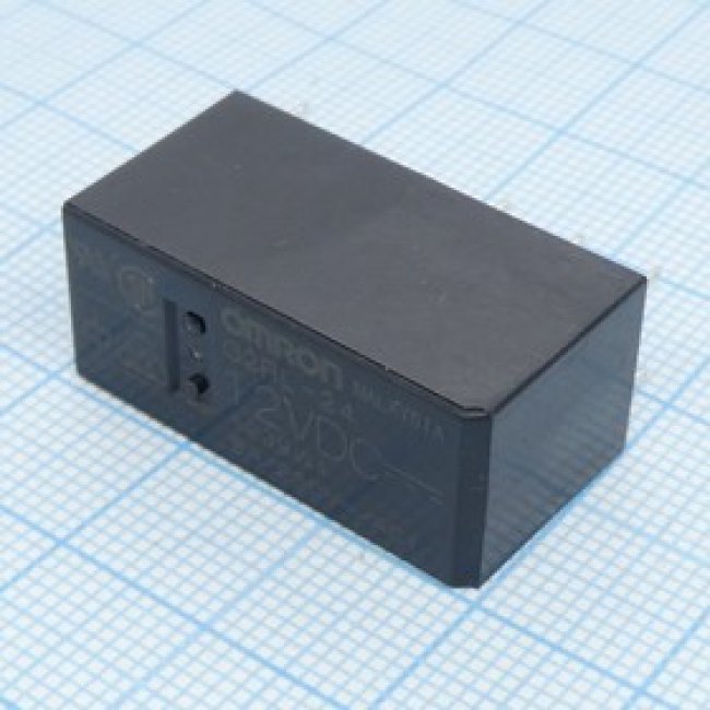 G2RL-24-12DC, Реле, Конфиг: 2C, Uкатушки: 12 В, DC, Мощность катушки (max): 400 мВт, контакты: 8 А, UDC: 30 В G2RL-24-12DC, Реле, Конфиг: 2C, Uкатушки: 12 В, DC, Мощность катушки (max): 400 мВт, контакты: 8 А, UDC: 30 В