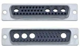 173107-0177, D-Sub Backshells 36 POS PCB PLUG 36W4 32 PIN 4 HOLE