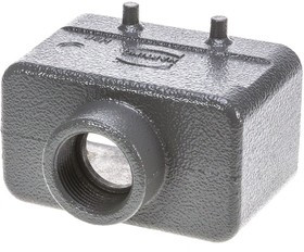 09300101421, Han B Heavy Duty Power Connector Hood, PG16 Thread