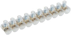 UZVK-16-10, Зажим винтовой концевой изолированный КЗВИ 16мм2 (10x1) IEK