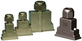 FWAF2GE / 1731100020, FWA Series ABS D Sub Backshell, 15 Way, Strain Relief