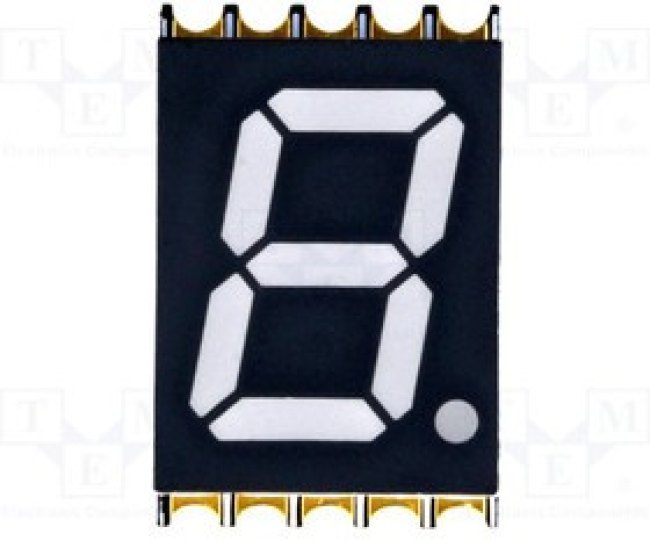 OPS-S3911LE, Дисплей СИД, SMD, семисегментный одноразрядный, 10мм, красный