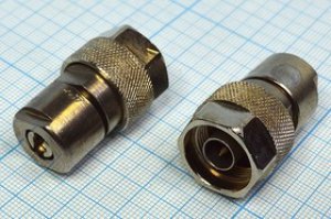 Высокочастотный разъём СР50-270С, штекер на кабель, сочленение резьбовое 16мм; №9429 СР50-270С\каб\М16\[вилка]