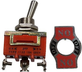 KN3(C)-103, тумблер ON-OFF-ON 3 контакта 250В 15А