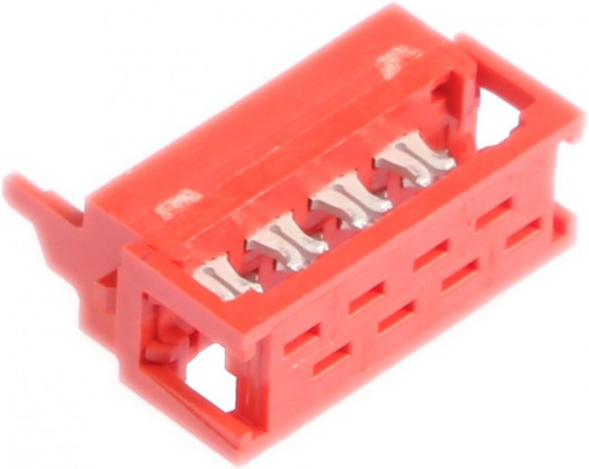 7-215083-8, Conn IDC Connector M 8 POS 1.27mm IDT RA Cable Mount Box/Carton