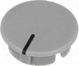 A4116108, Заглушка, ABS, серый, распорным стержнем, Указатель: черный