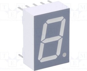 TDSG5150-N, Дисплей: LED, 7-сегментный, 13мм, 0,51", II.зн: 1, зеленый, 7-14мкд TDSG5150-N, Дисплей: LED, 7-сегментный, 13мм, 0,51", II.зн: 1, зеленый, 7-14мкд