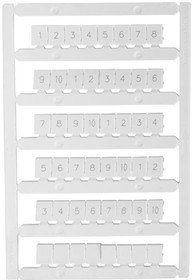Маркировка для лазерной печати "1-10" OptiClip MC8/H/1-10 КЭАЗ 332720