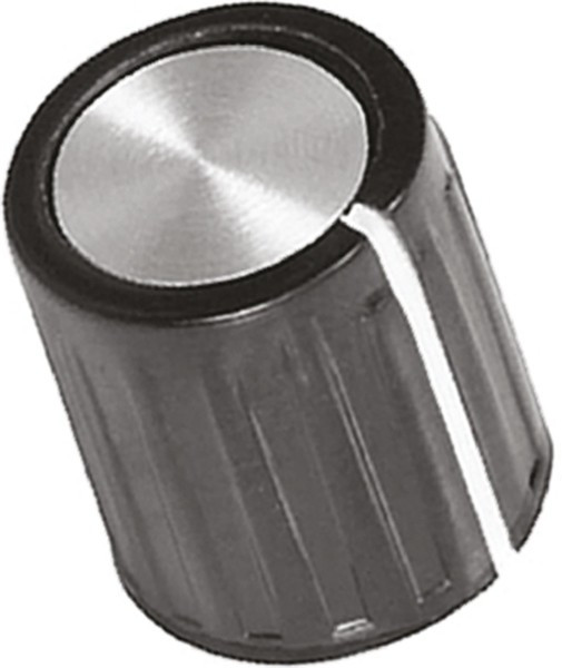 PKG40B1/8, Knobs &amp; Dials .437" LINE IND/ALL STR RIB KNOB