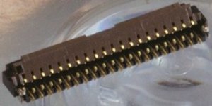 FH26-39S-0.3SHW(05), 0.3mm Pitch 39 Way Right Angle Female FPC Connector, ZIF Bottom Contact FH26-39S-0.3SHW(05), 0.3mm Pitch 39 Way Right Angle Female FPC Connector, ZIF Bottom Contact