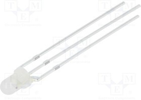 OSRBMC3142A-VV, LED; 3mm; red/blue; 40°; Front: convex; 3?15V; Pitch: 2.54mm; round OSRBMC3142A-VV, LED; 3mm; red/blue; 40°; Front: convex; 3?15V; Pitch: 2.54mm; round