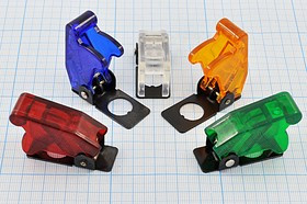 Колпачок защитный для тумблеров, d12x17x40,5, пластик, прозрачный/прозрачный, SAC-01