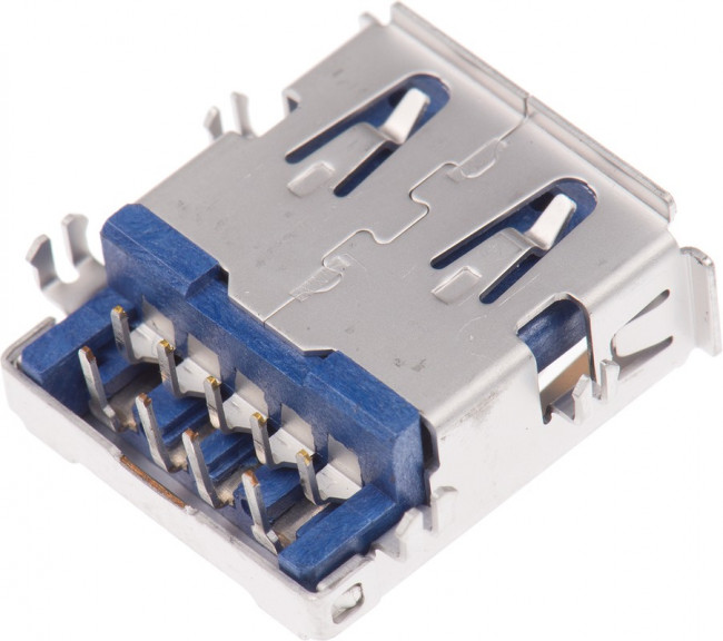 692121130100, Right Angle, Through Hole, Socket Type A 3.0 USB Connector