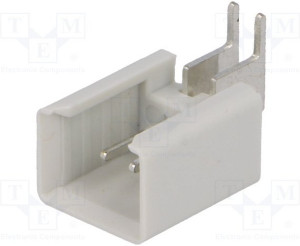 P2302, Гнездо, IDC, "папа", PIN: 2, угловой 90°, THT, луженые, 2,54мм