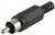 RCP-022, RCA Phono Connectors RCA plug, 1P, straight, cable mount, RD