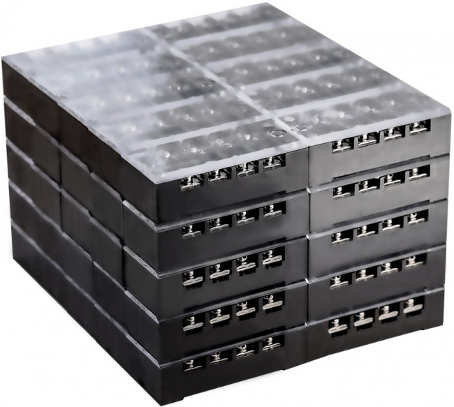 Терминал клеммный TB-0445 до 4,5 мм2 45A 4 клеммные пары (SBE-tb-04-45)