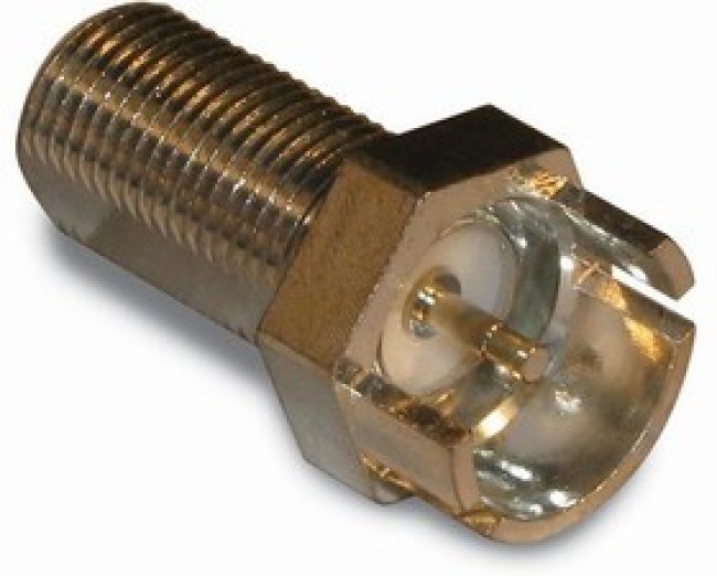 222181, Гнездо; F; "мама"; краевой; 75Ом; пайка; на PCB; тефлон; луженые 222181, Гнездо; F; "мама"; краевой; 75Ом; пайка; на PCB; тефлон; луженые