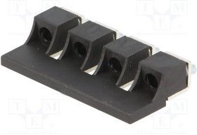 ZKN-10-4-BK, Винтовой мостик, ZUG-10, Кол-во полюс: 4, черный