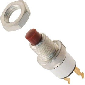 30-601 RED, PB SWITCH, SPST, 0.15A, 5VDC, PANEL