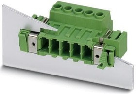 1716616, Pluggable Terminal Blocks 2 Pos 7.62mm pitch Feed Through Header