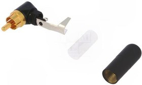 3502RABAU, RCA Phono Connectors M PHONO R/A Au BLK 3502RABAU, RCA Phono Connectors M PHONO R/A Au BLK