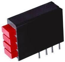 568-0724-444F, LED Circuit Board Indicators Quad CBI
