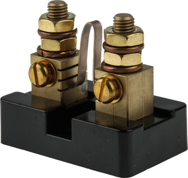 3020-01097-0, Brass-Ended Shunt, 5 A Max, 50mV Output, ±0.25 % Accuracy