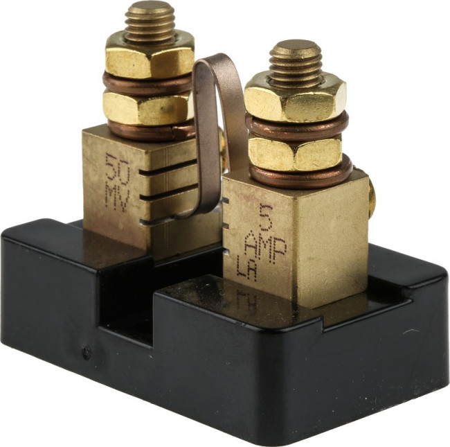 3020-01097-0, Brass-Ended Shunt, 5 A Max, 50mV Output, ±0.25 % Accuracy