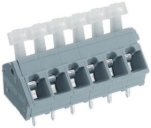 256-406, PCB Terminal Block, THT, 5.08mm Pitch, 45 °, Cage Clamp, 6 Poles 256-406, PCB Terminal Block, THT, 5.08mm Pitch, 45 °, Cage Clamp, 6 Poles
