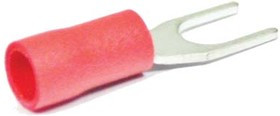 Клемма"U", 4,3мм, 0,25-1,5мм2, обжимная, красный