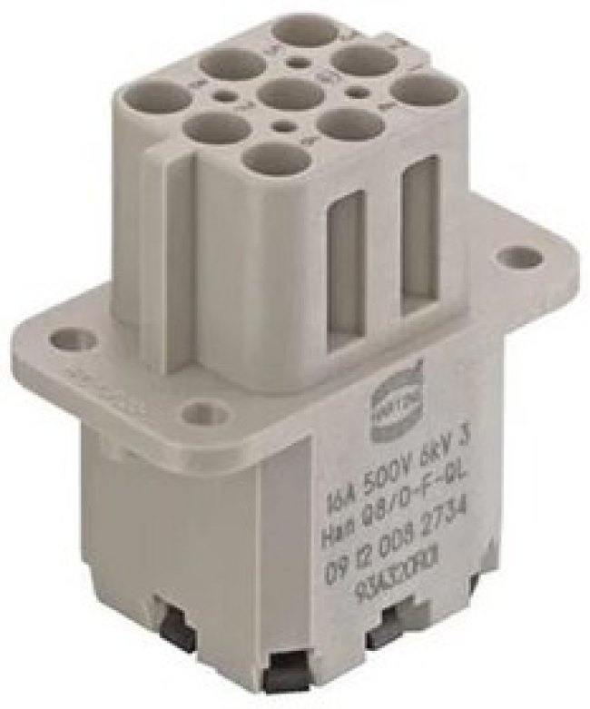 09140006257, Heavy Duty Power Connectors FEMALE CONTACT W/ SHUT OFF 09140006257, Heavy Duty Power Connectors FEMALE CONTACT W/ SHUT OFF