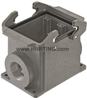 19300320273, Han B Heavy Duty Power Connector Housing, M40 Thread 19300320273, Han B Heavy Duty Power Connector Housing, M40 Thread