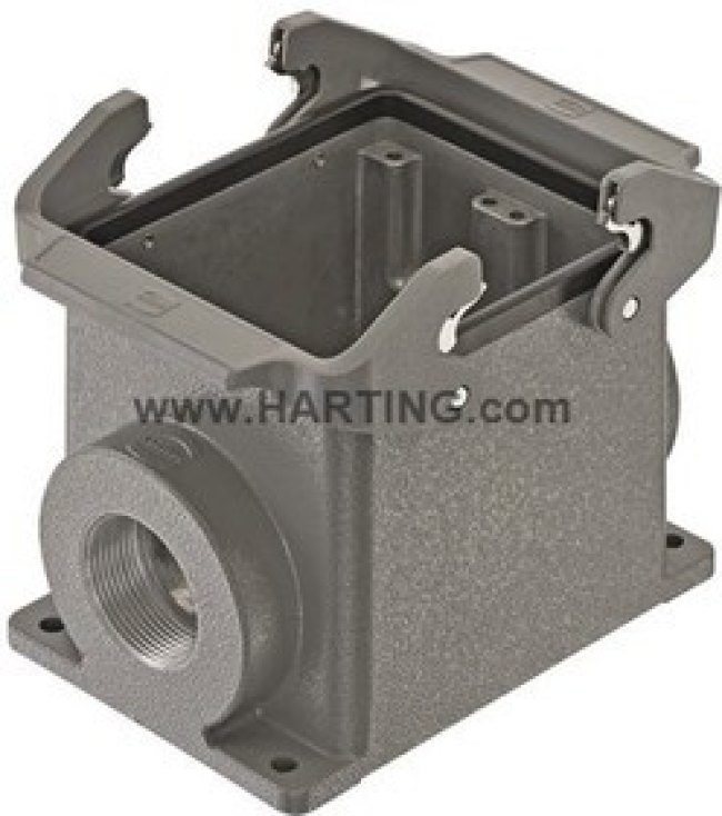 19300320273, Han B Heavy Duty Power Connector Housing, M40 Thread 19300320273, Han B Heavy Duty Power Connector Housing, M40 Thread
