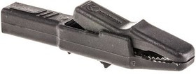 932435100, Crocodile Clip, Brass Contact, 25A, Black