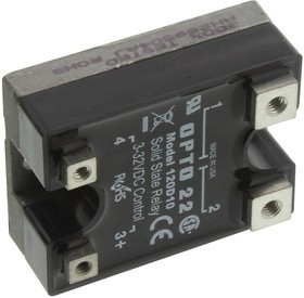 120D10, SSR, PANEL MOUNT, 140VAC, 32VDC, 10A