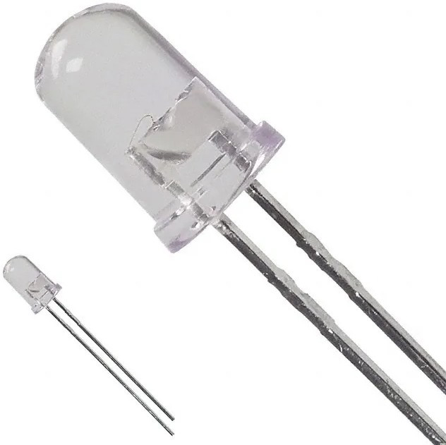 HLMP-EG08-Y2000, Standard LEDs - Through Hole Red, 626nm 8 Deg, 27000mcd(max)