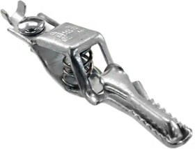 BU-85, Crocodile Clip, Steel, Zinc-Plated Steel Contact, 5A, Natural