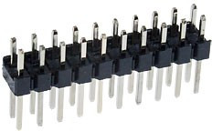 PLD-20, вилка штыревая 2.54мм 2x10 прям. (L-KLS1-207-2-20-S)