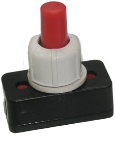 PBS-17A-2 on-off красный, Кнопочный переключатель PBS-17A-2, ON-OFF, красный