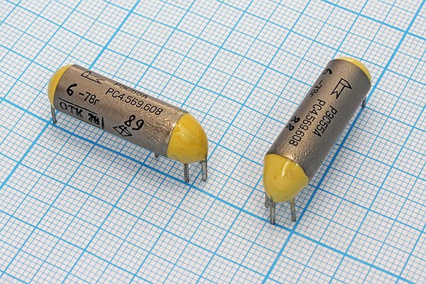 Реле герконовое 6В, РС4.569.608, РЭС55А, геркон; №7651 реле 6В\РС4.569.608\ РЭС55А\\\герк.