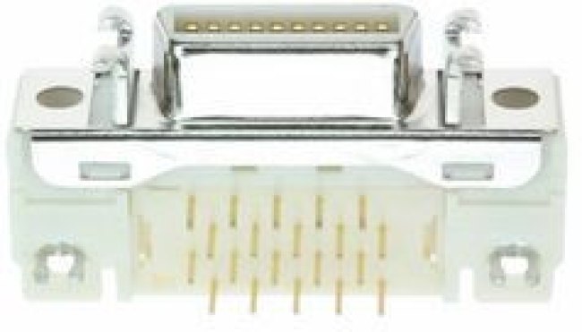 230977, D-Sub Connector, Socket, Beige, Mini Delta Ribbon 20P