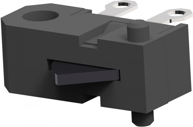 JJOV0UL650NONPRBK, Detector Switch, SPST, 1 @ 5 mA @ V dc, Silver Plated