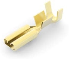 62572-1, Quick Disconnect Terminal 16-20AWG Brass RCP 13.97mm T/R