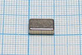 Магнит 10,0x 6,0x 3, параллелепипед, рабочая температура -60~80C, Ni, класс N38