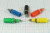 JS2030, Клемма на приборный блок, 4мм с боковым гнездом под кабель 2мм, синяя; Q-2788DL клемма приб 4,0&amp;2,0\раз&amp;каб\ син\11x45\пл\Ni\