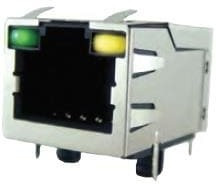 RJE58-188-5401, Modular Connectors / Ethernet Connectors 1 PORT 8P R/A STD PRFL CAT5e RJE58-188-5401, Modular Connectors / Ethernet Connectors 1 PORT 8P R/A STD PRFL CAT5e