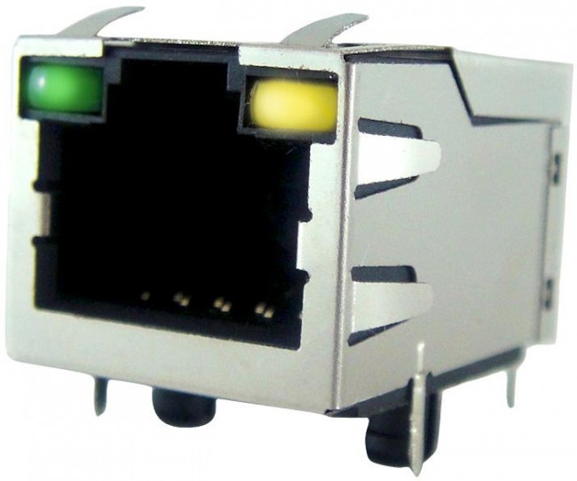 RJE58-188-5401, Modular Connectors / Ethernet Connectors 1 PORT 8P R/A STD PRFL CAT5e RJE58-188-5401, Modular Connectors / Ethernet Connectors 1 PORT 8P R/A STD PRFL CAT5e