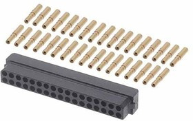 M80-8893405, Прямоугольный разъем, двойной встраиваемый в линию, Серия Datamate L-Tek M80, 34 контакт(-ов)